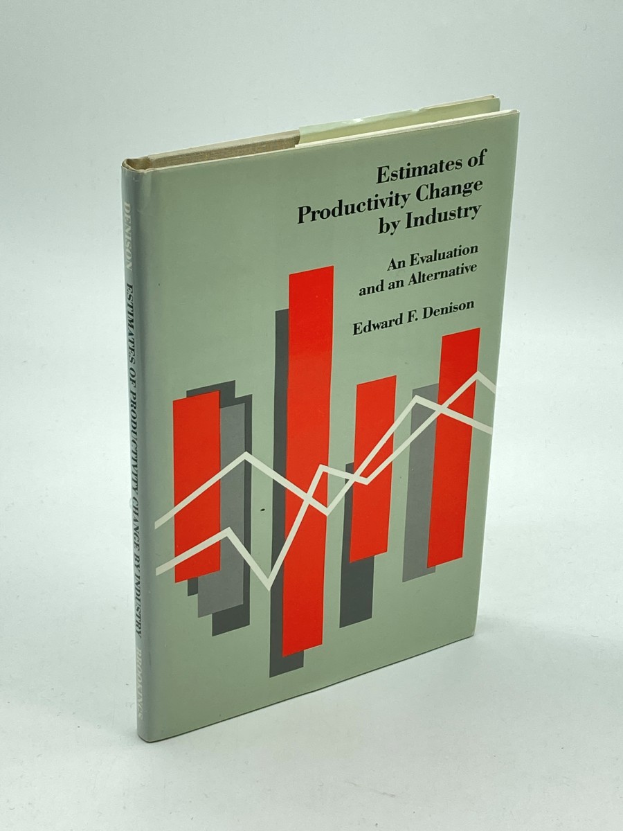 Image for Estimates of Productivity Change by Industry (First Printing) An Evaluation and an Alternative Estimates of Productivity Change by Industry (First Printing) An Evaluation and an Alternative