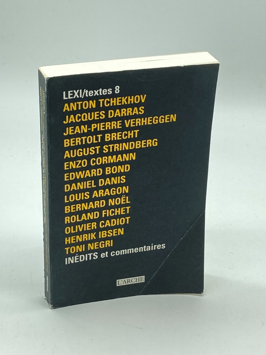 Lexi/ Textes 8 Inedits Et Commentaires