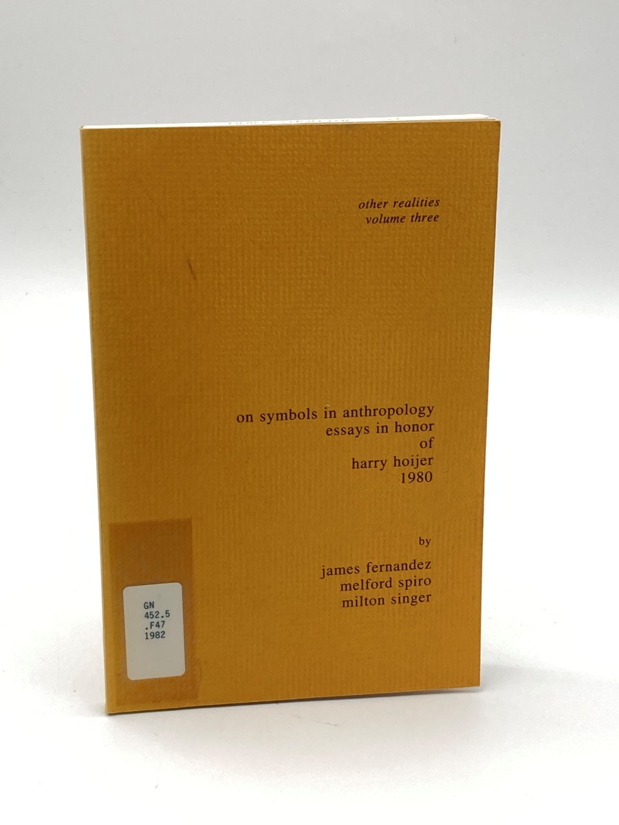 On Symbols in Anthropology Essays in Honor of Harry Hoijer