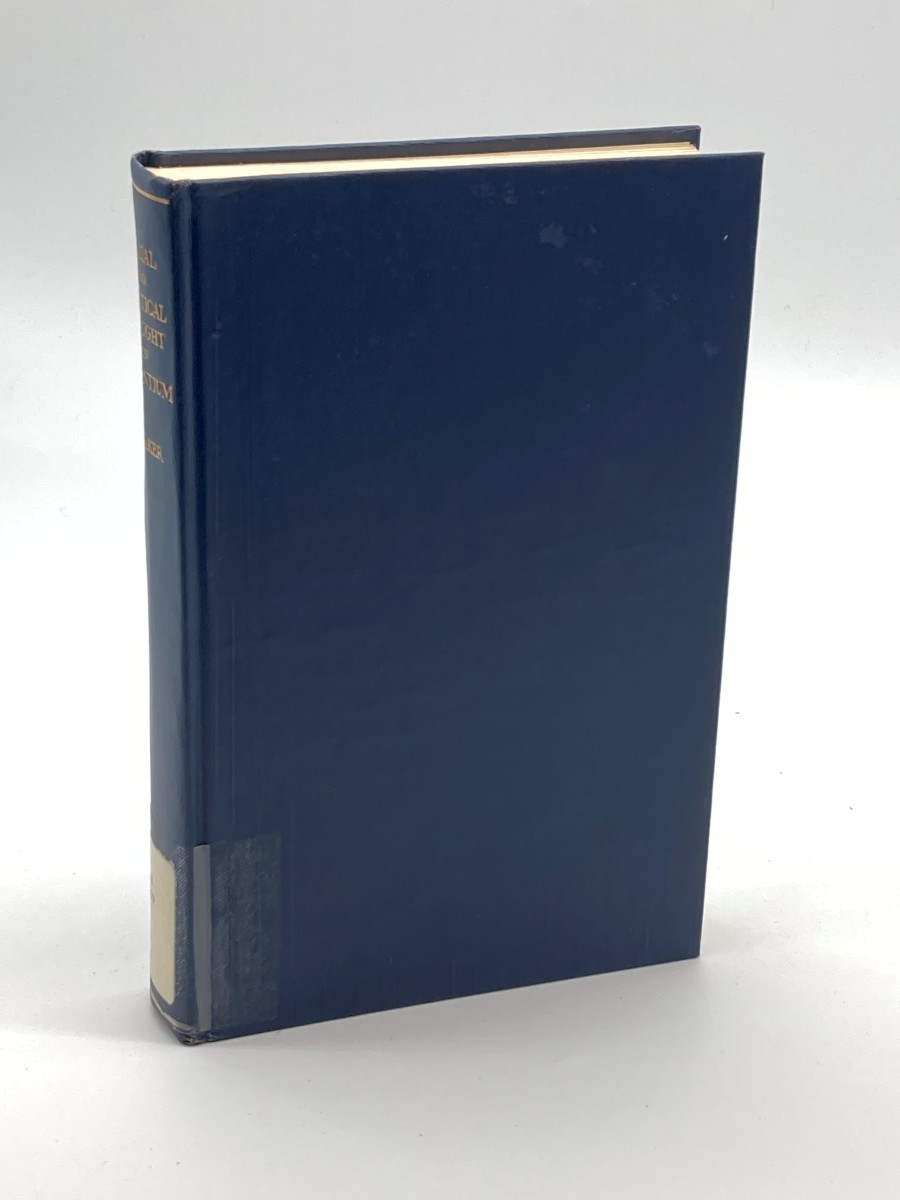 Social and Political Thought in Byzantium From Justinian 1 to the Last Palaelogus