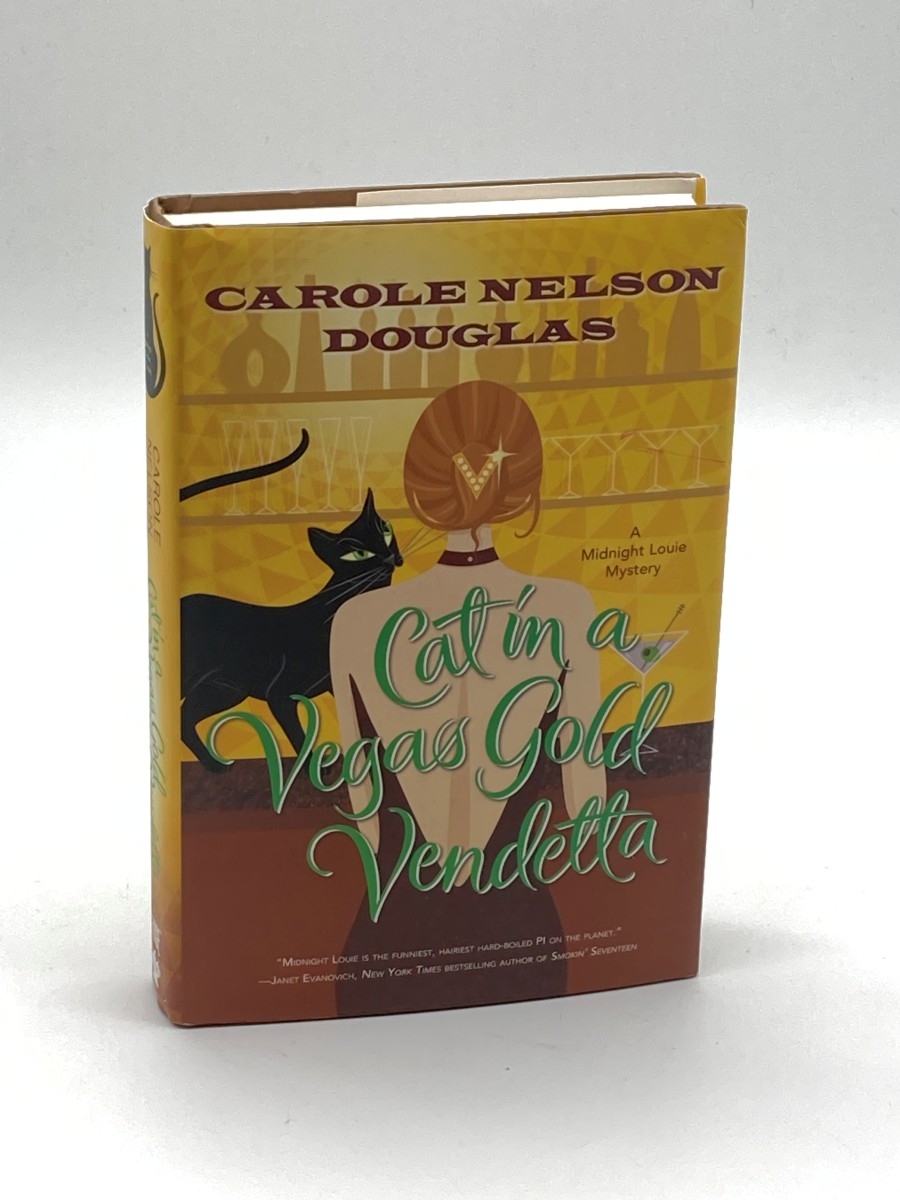 Cat in a Vegas Gold Vendetta (First Printing) A Midnight Louie Mystery