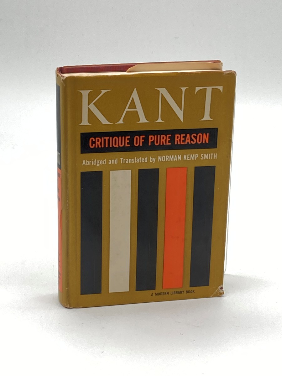 Critique of Pure Reason Modern Library #297