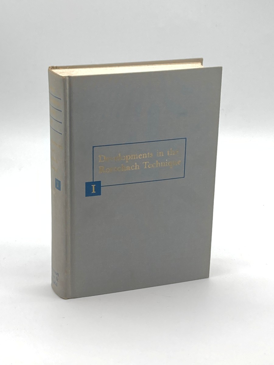 Developments in the Rorschach Technique Volume 1: Technique and Theory