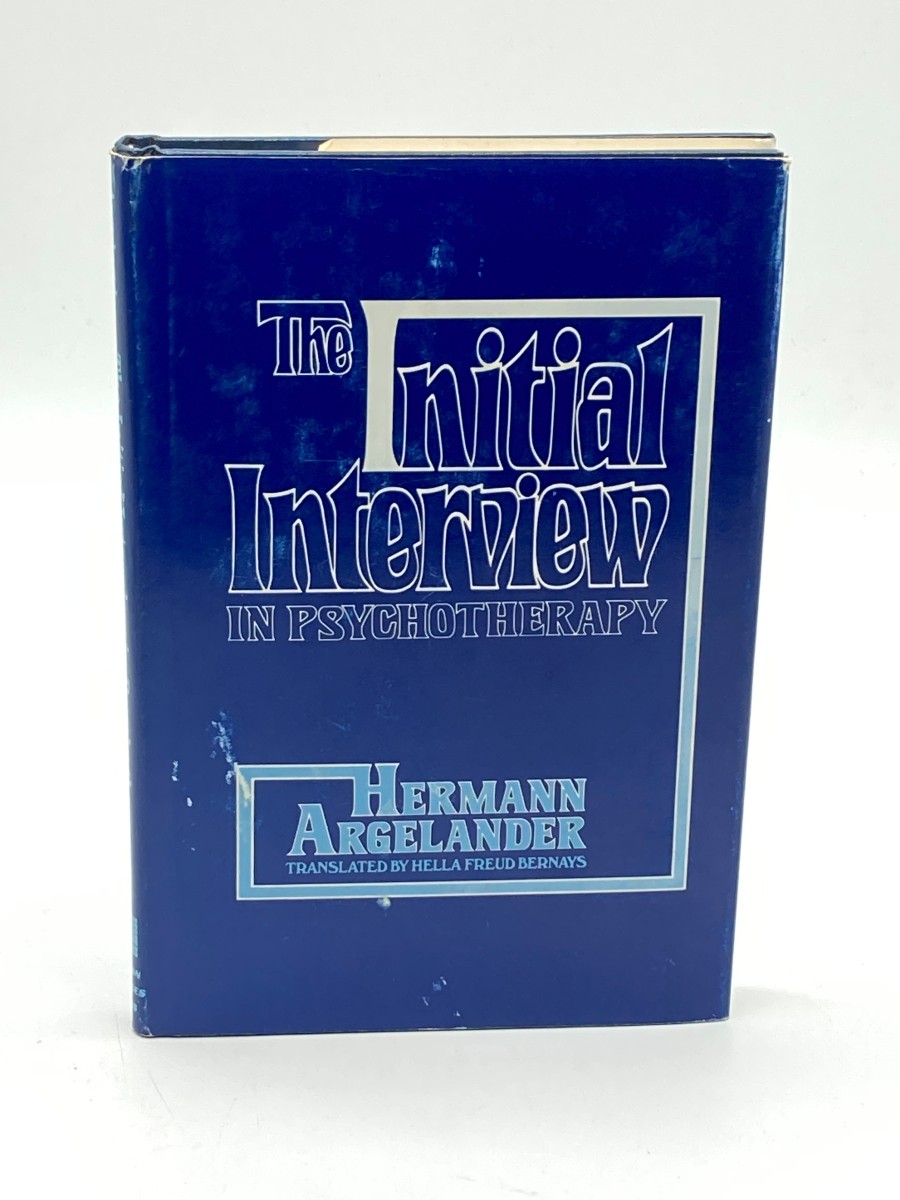 The Initial Interview in Psychotherapy (First Printing)