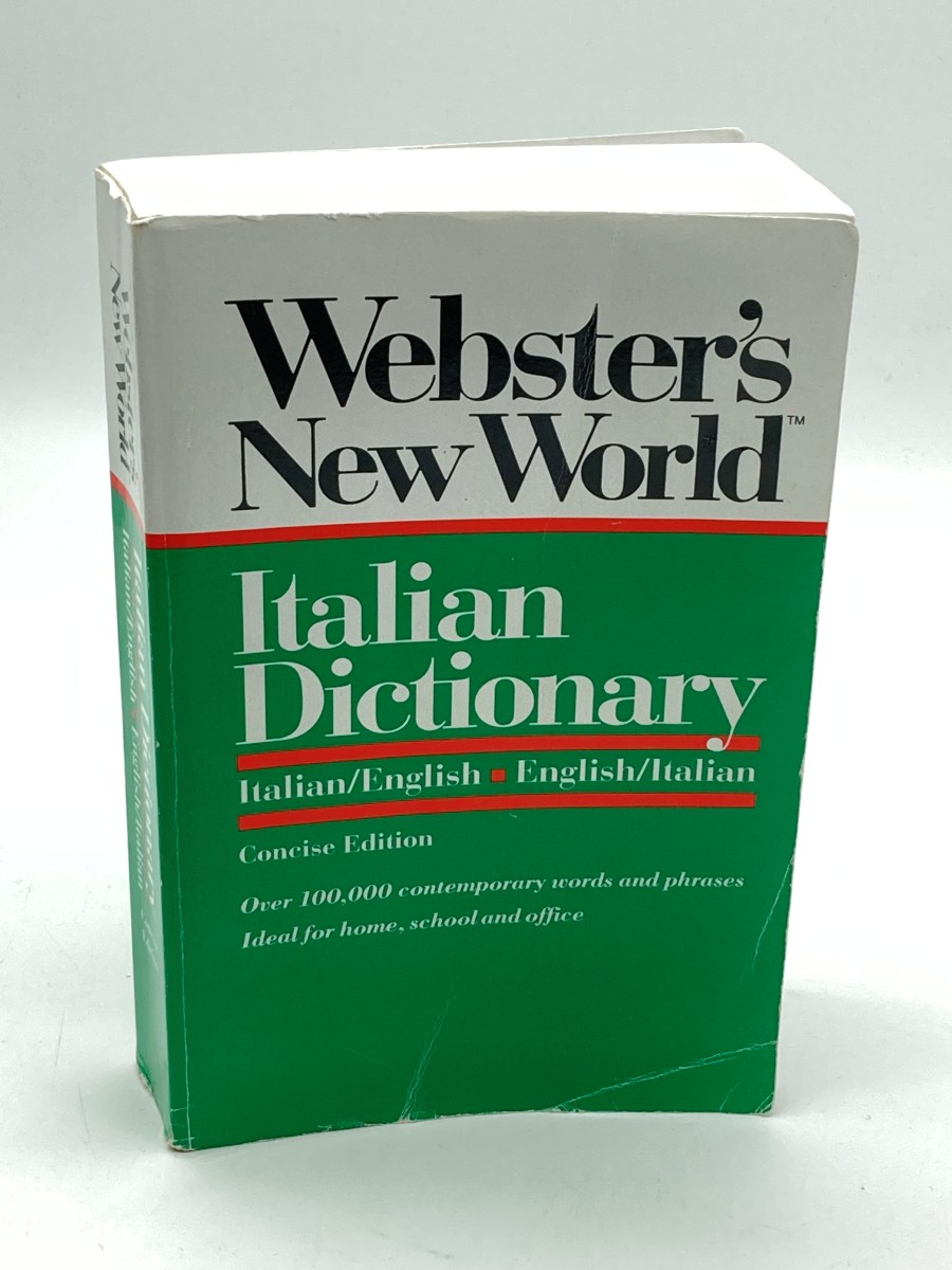 Webster's New World Italian Dictionary Italian/English, English/Italian