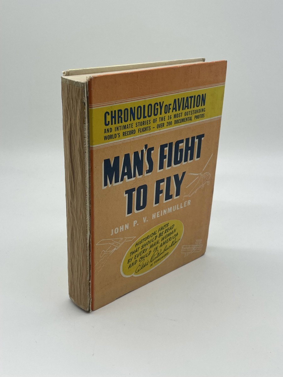 Image for Man's Fight to Fly (1945) Famous World-Record Flights and a Chronology of Aviation Man's Fight to Fly (1945) Famous World-Record Flights and a Chronology of Aviation