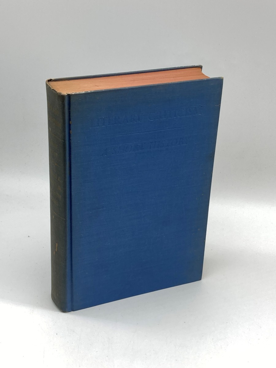 Literary Criticism A Short History
