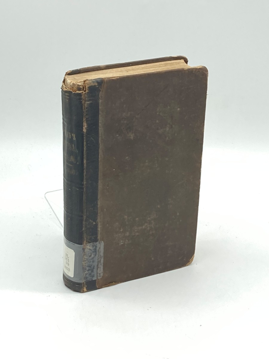 Natural Theology (1853) Or Evidences of the Existence and Attributes of the Deity, Collected from the Appearances of Nature