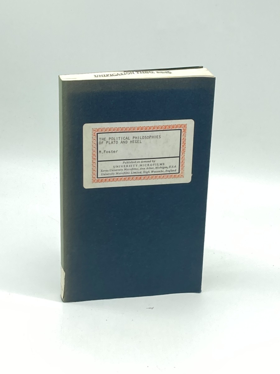 The Political Philosophies of Plato and Hegel