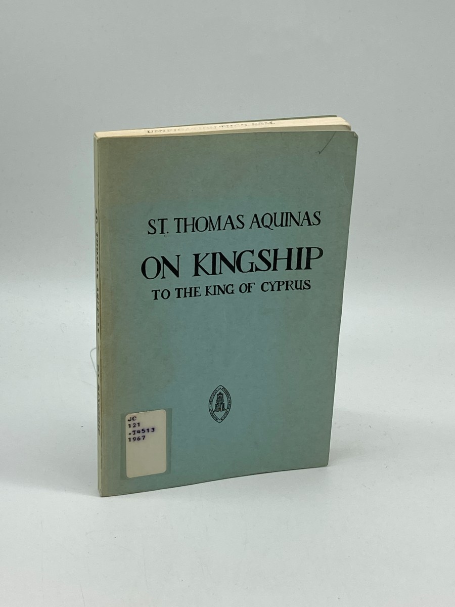On Kingship: to the King of Cyprus