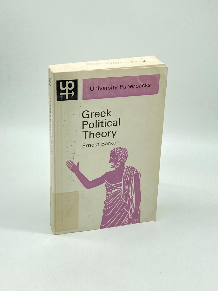 Greek Political Theory Plato and His Predecessors