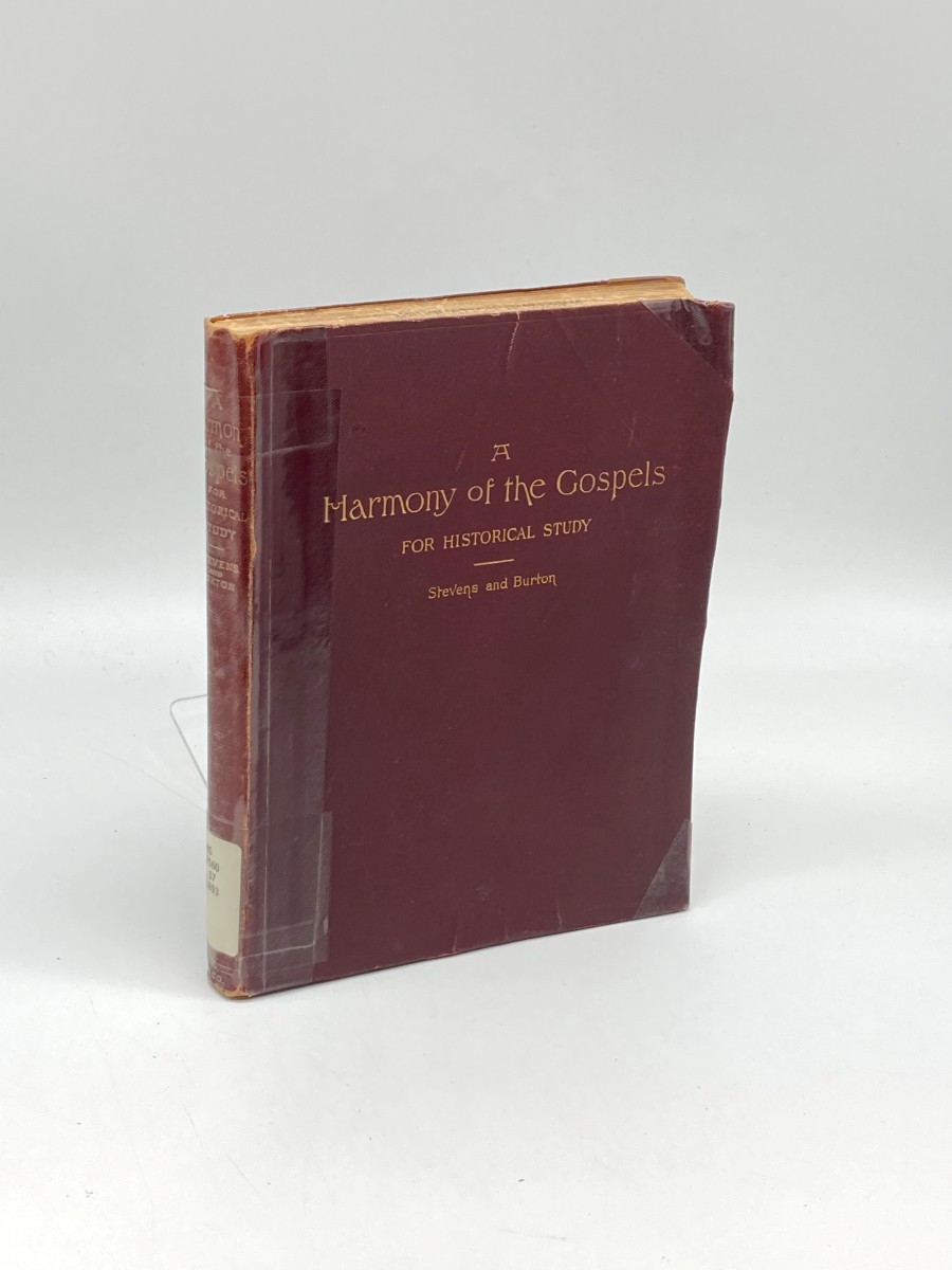 A Harmony of the Gospels for Historical Study (1896)