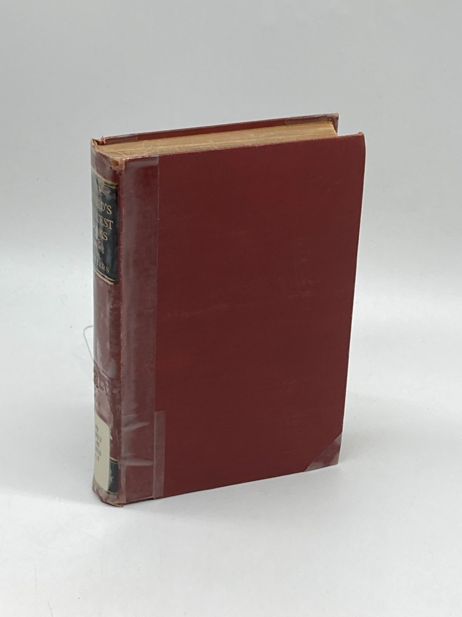 The World's Greatest Books: Volume IX: Lives and Letters