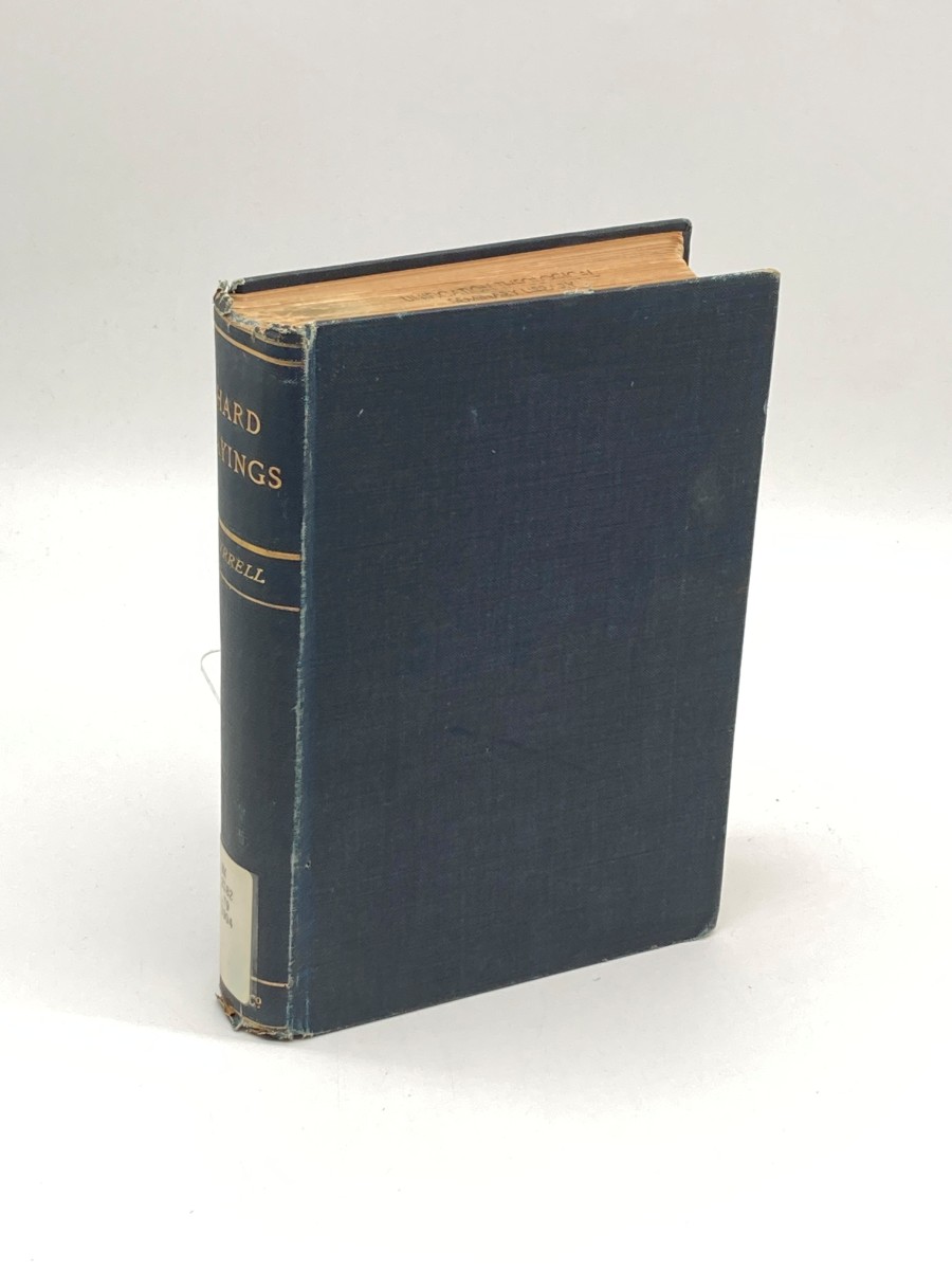 HARD Sayings (1904) A Selection of Meditations and Studies