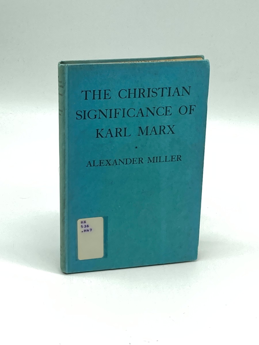 The Christian Significance of Karl Marx (1946)