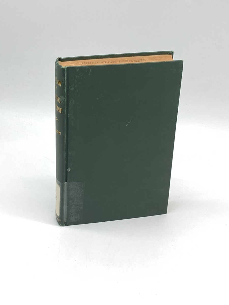 The Law of Mental Medicine (1908) The Correlation of the Facts of Psychology and Histology in Their Relation to Mental Therapeutics