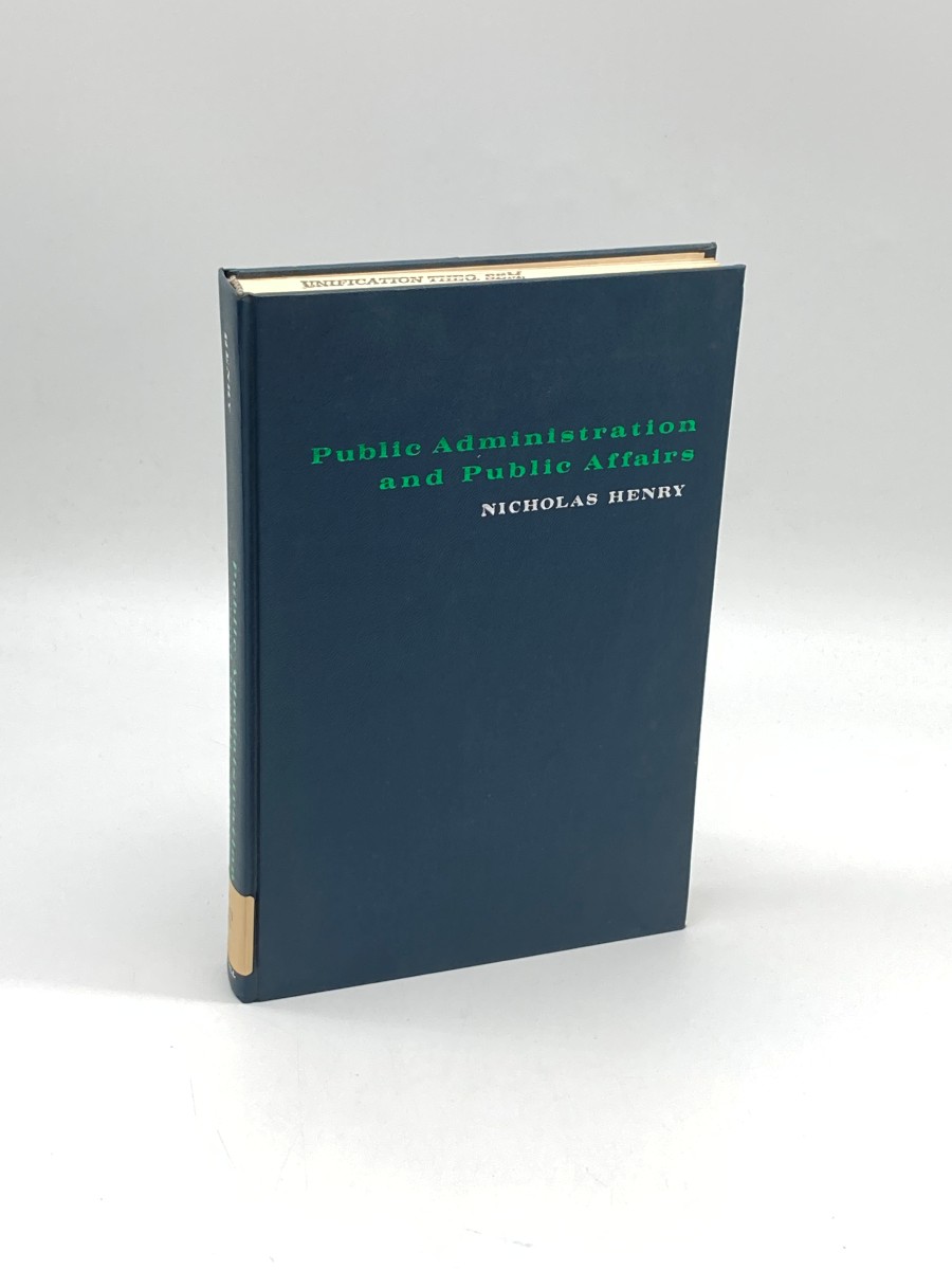 Public Administration and Public Affairs (First Printing)