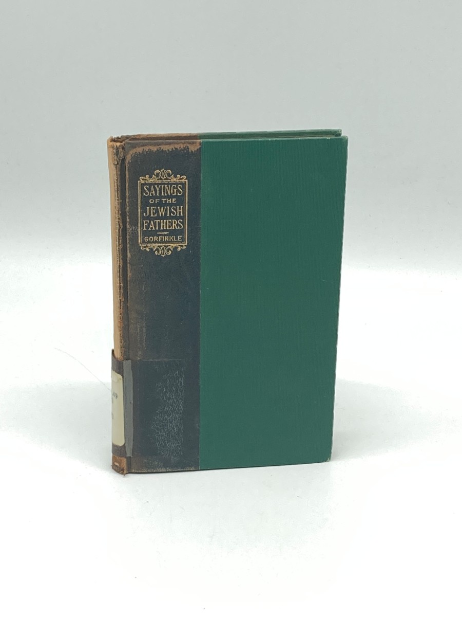 The Sayings of the Jewish Fathers (1923)