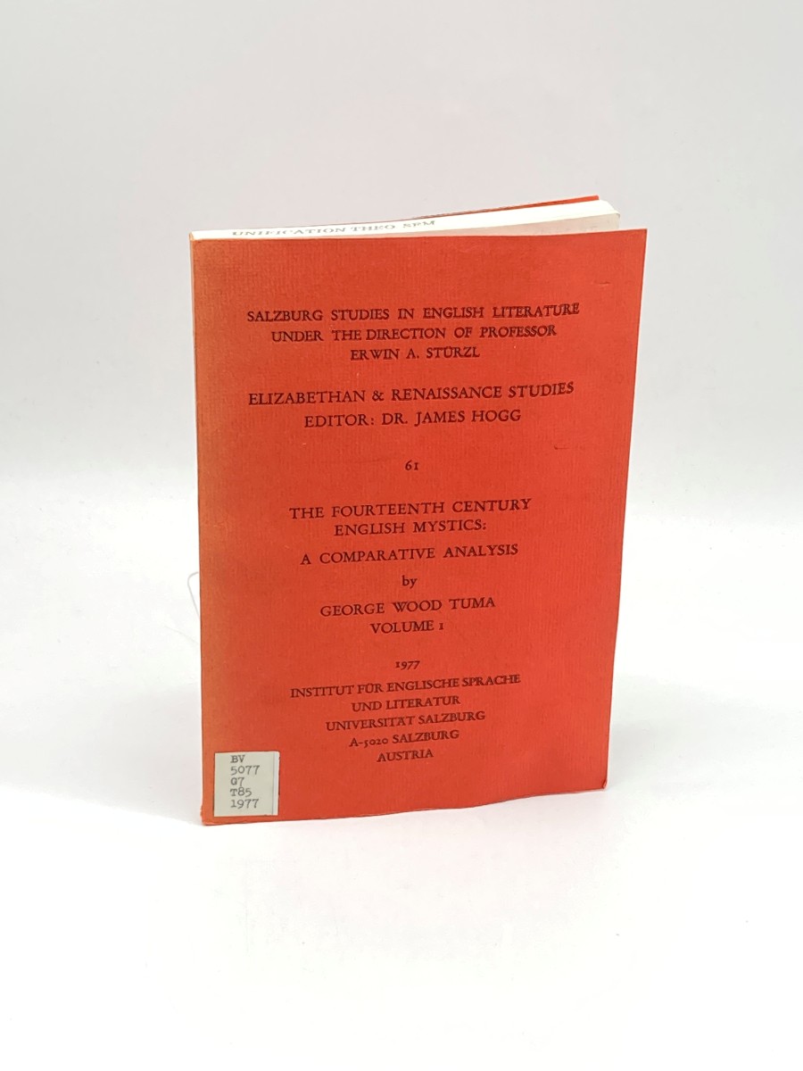Image for The Fourteenth Century Mystics (Volume 1) A Comparative Analysis The Fourteenth Century Mystics (Volume 1) A Comparative Analysis