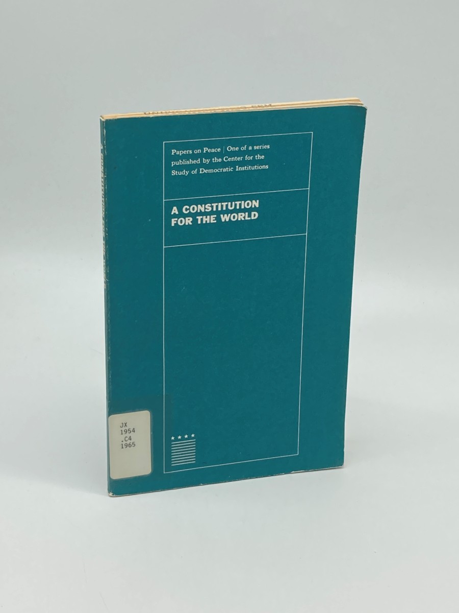 Image for A Constitution for the World A Constitution for the World