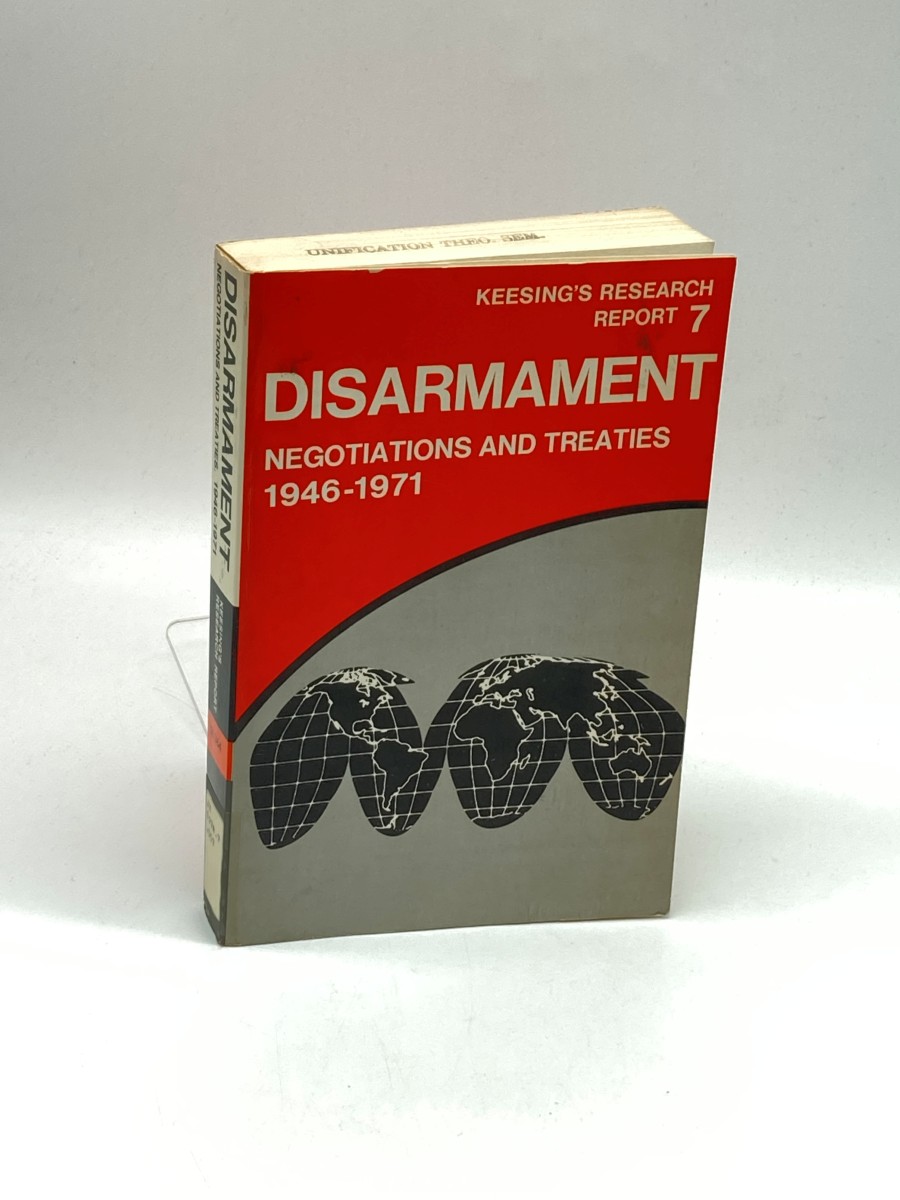 Disarmament Negotiations and Treaties, 1946-1971