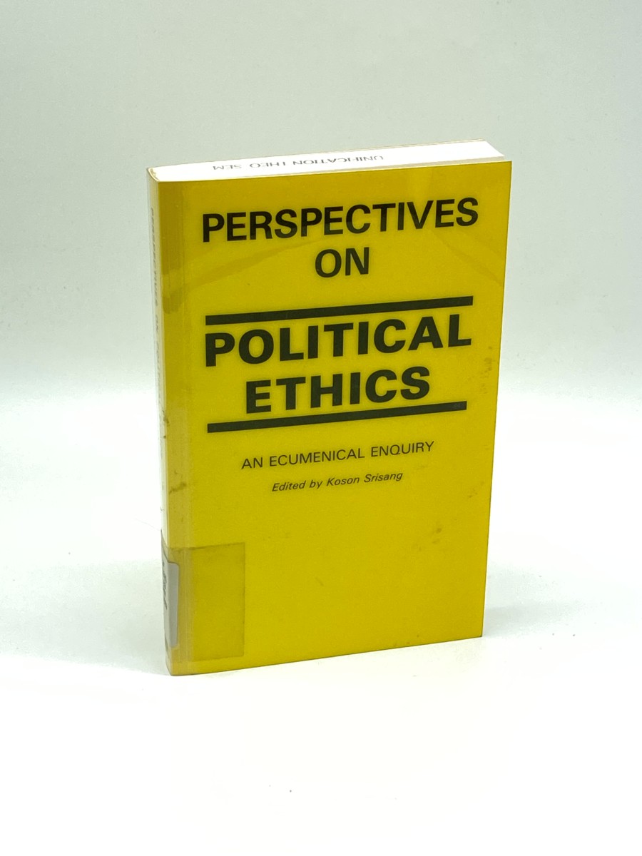 Perspectives on Political Ethics An Ecumenical Inquiry