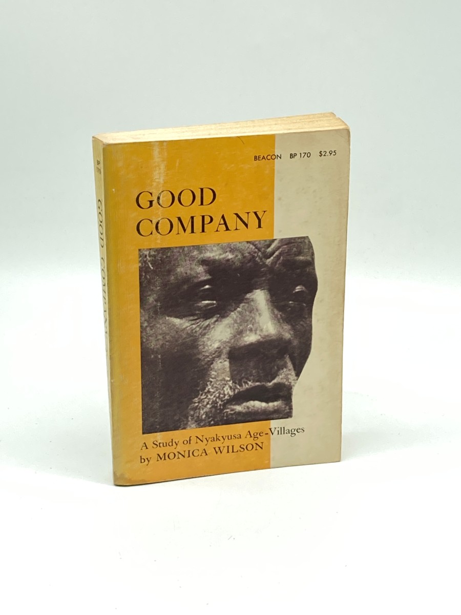 Good Company A Study of Nyakyusa Age - Villages