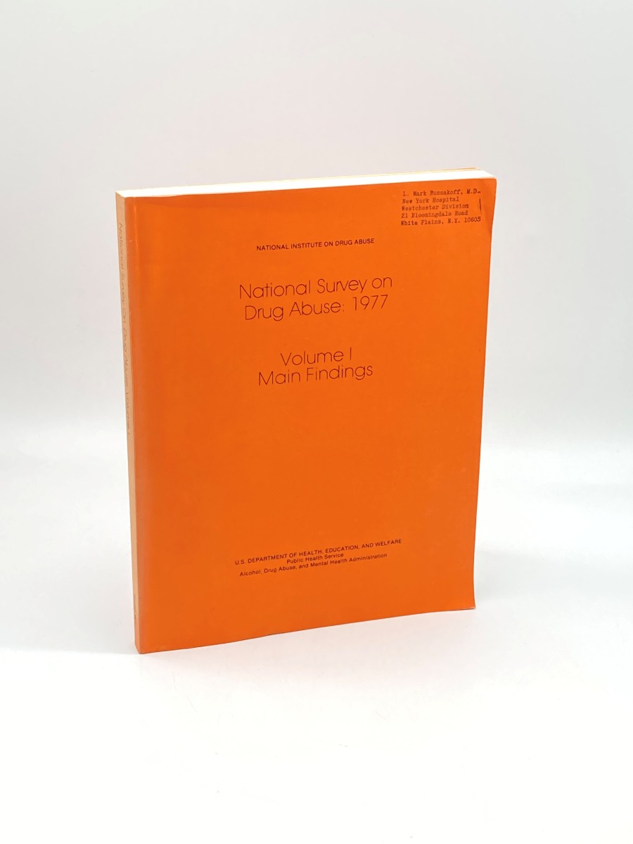 National Survey on Drug Abuse: 1977 Volume 1: Main Findings