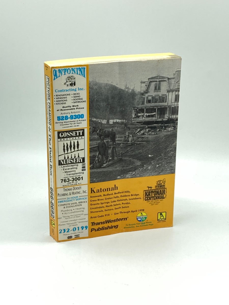Katonah Area Code 914 Yellow Pages 1998