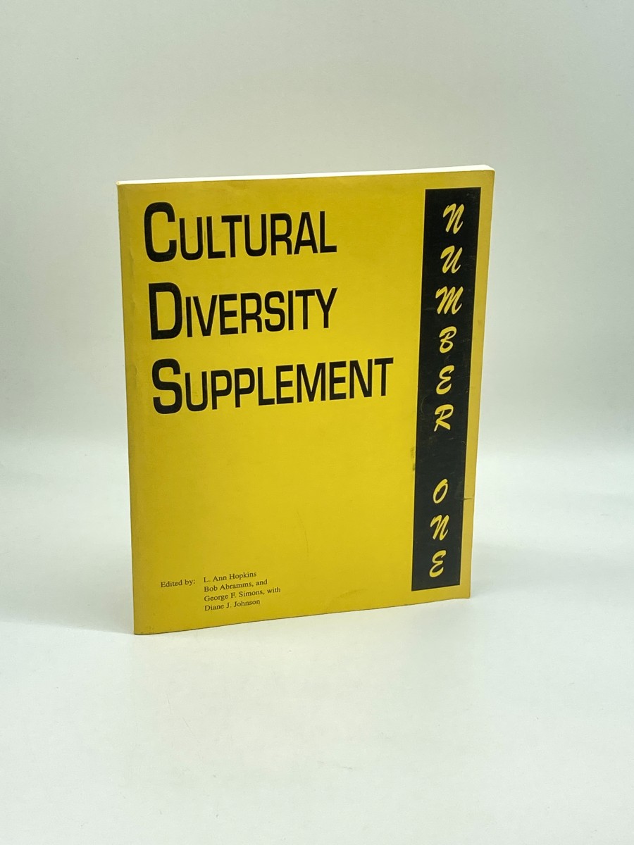 Image for Cultural Diversity Supplement Number One Cultural Diversity Supplement Number One