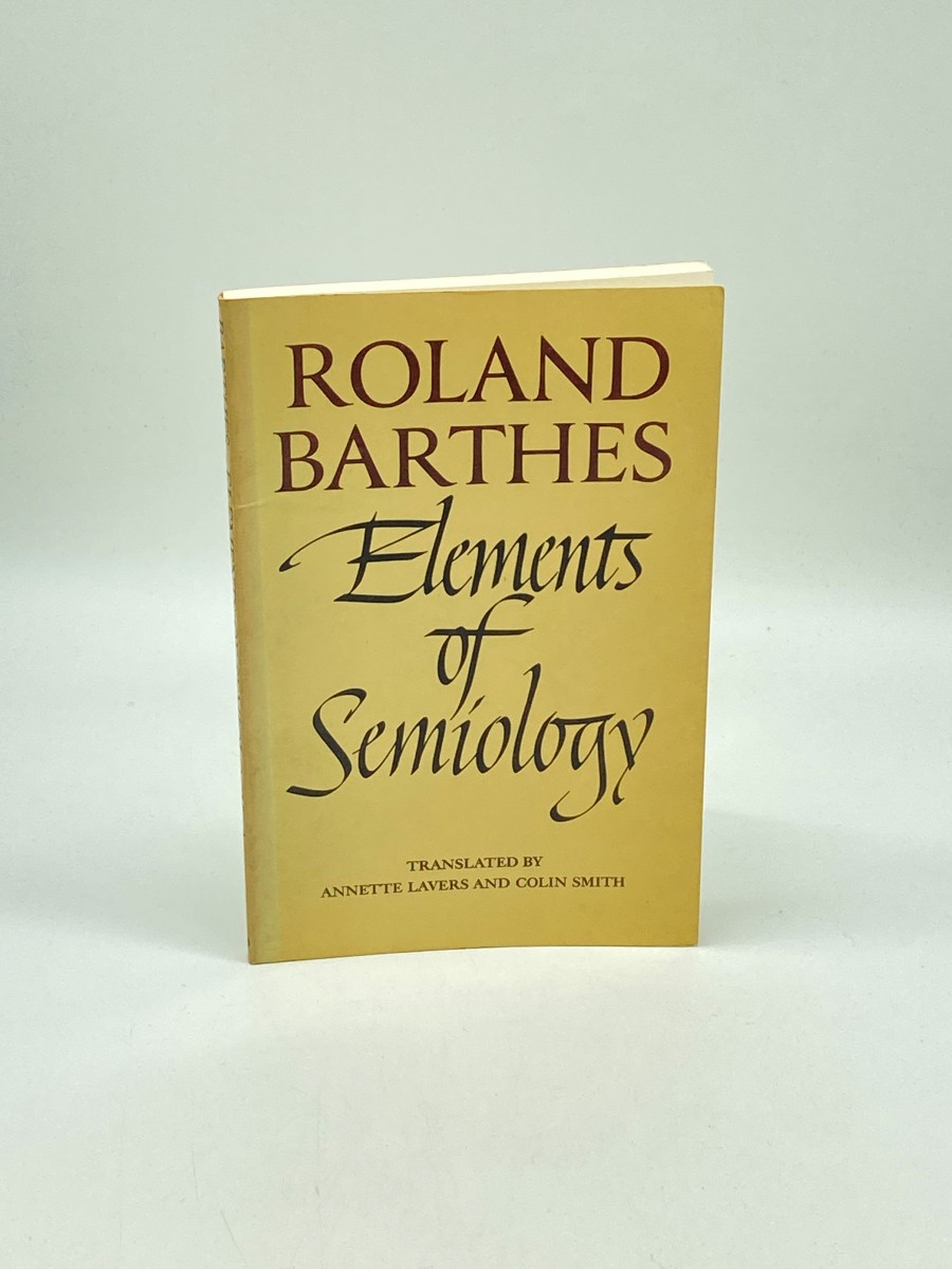 Elements of Semiology