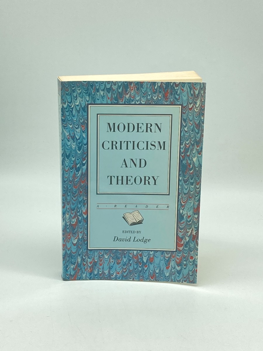 Modern Criticism and Theory A Reader