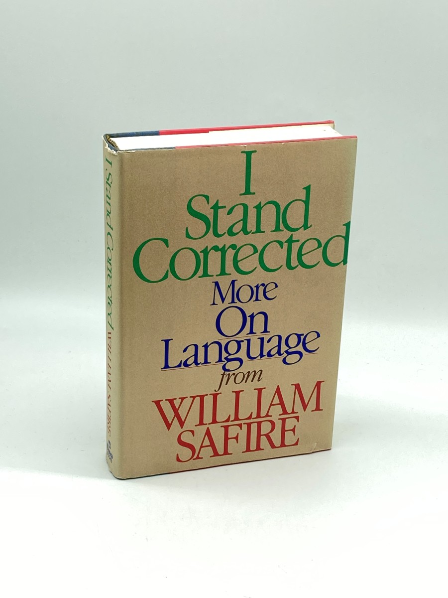 Image for I Stand Corrected (First Printing) More on Language I Stand Corrected (First Printing) More on Language