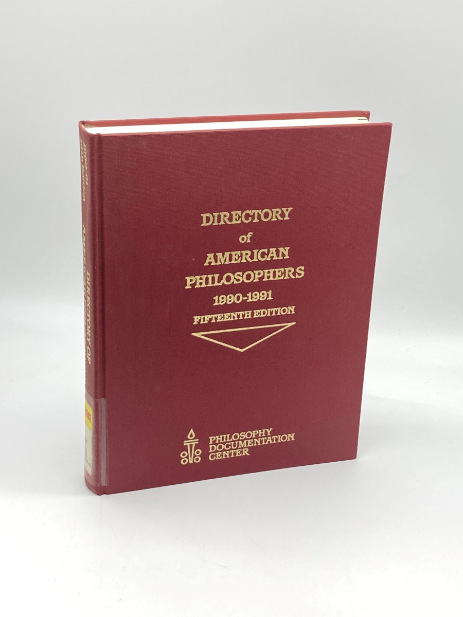 Directory of American Philosophers, 1990-91