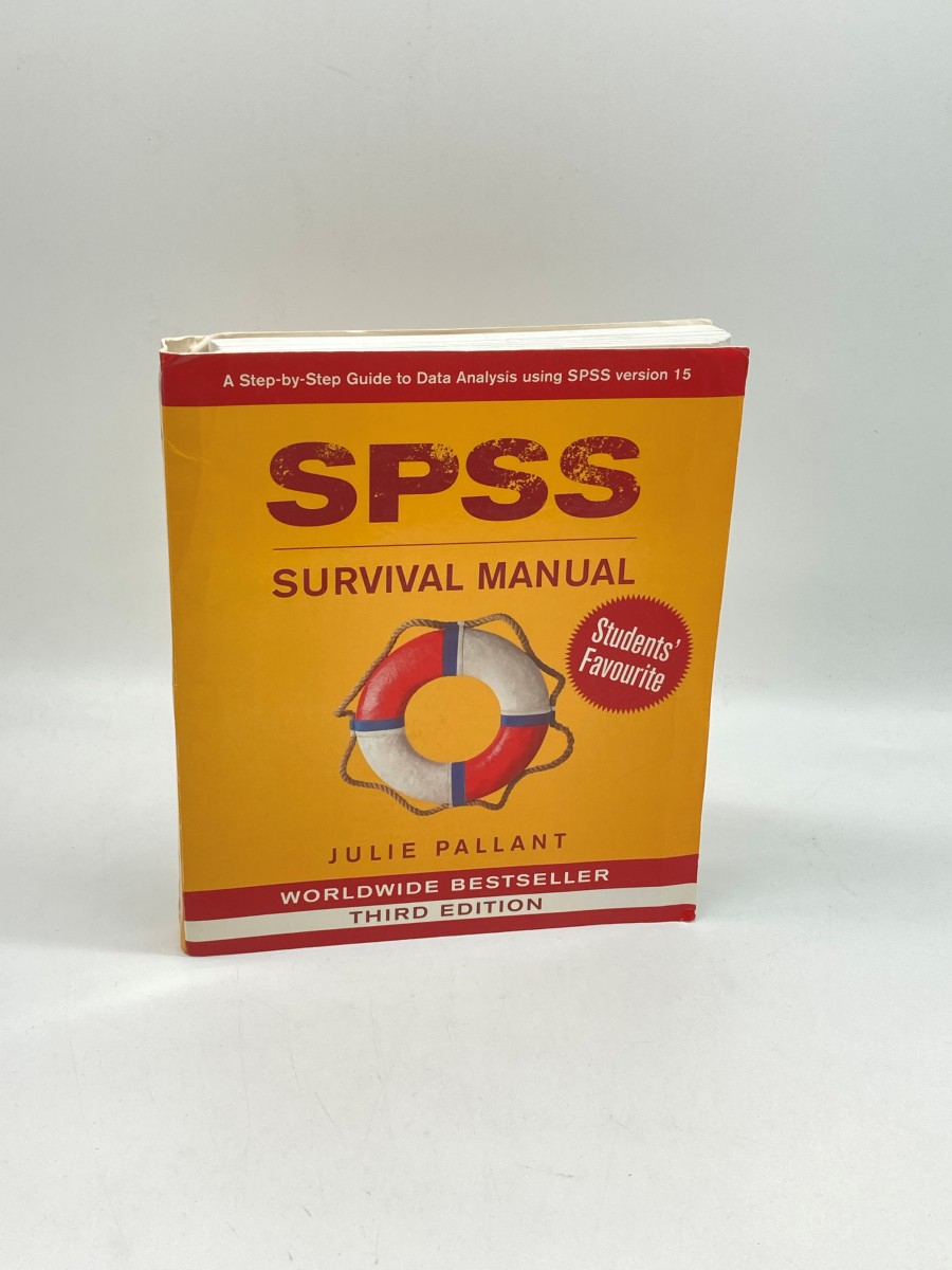 SPSS Survival Manual A Step by Step Guide to Data Analysis Using SPSS for Windows