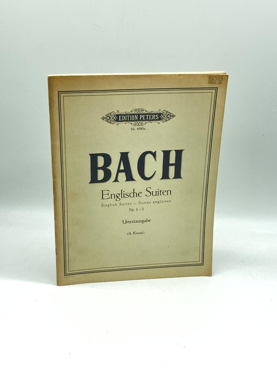 Bach Englische Suiten English Suites - Suites Anglaises Nr. 1-3 Urtextausgabe