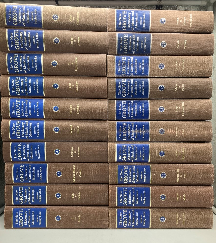 Image for The New Grove Dictionary of Music and Musicians 20 Volume Set The New Grove Dictionary of Music and Musicians 20 Volume Set