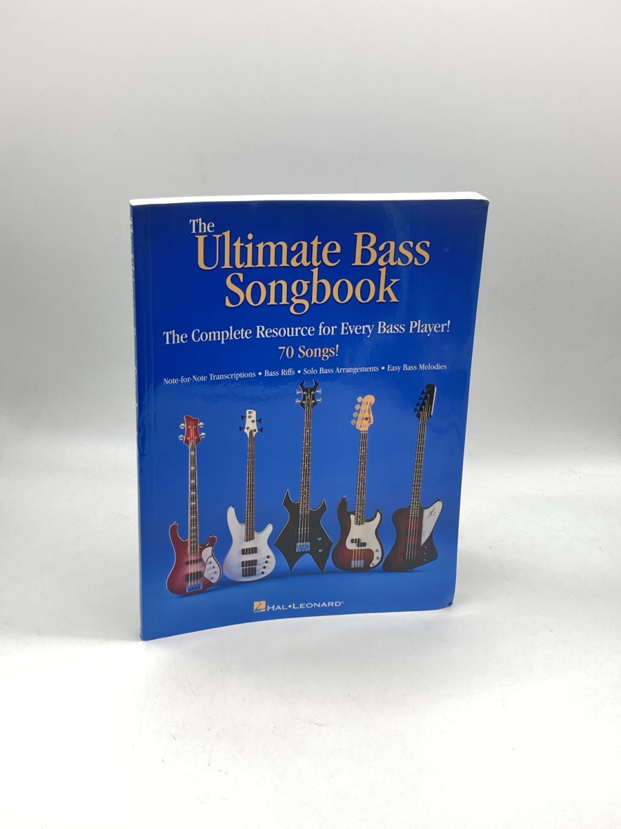 The Ultimate Bass Songbook Sheet Music and Tablature for Bass Guitar 70 Classic Songs with Note-For-Note Transcriptions and Bass Riffs Hal Leonard Music Collection
