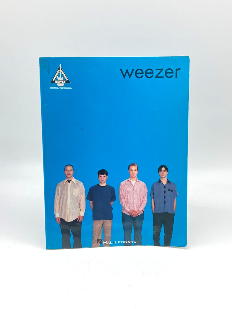 Weezer the Blue Album Guitar TAB Sheet Music Songbook Authentic Transcriptions for Electric Guitar Alternative Rock Music Book for Intermediate and Advanced Players
