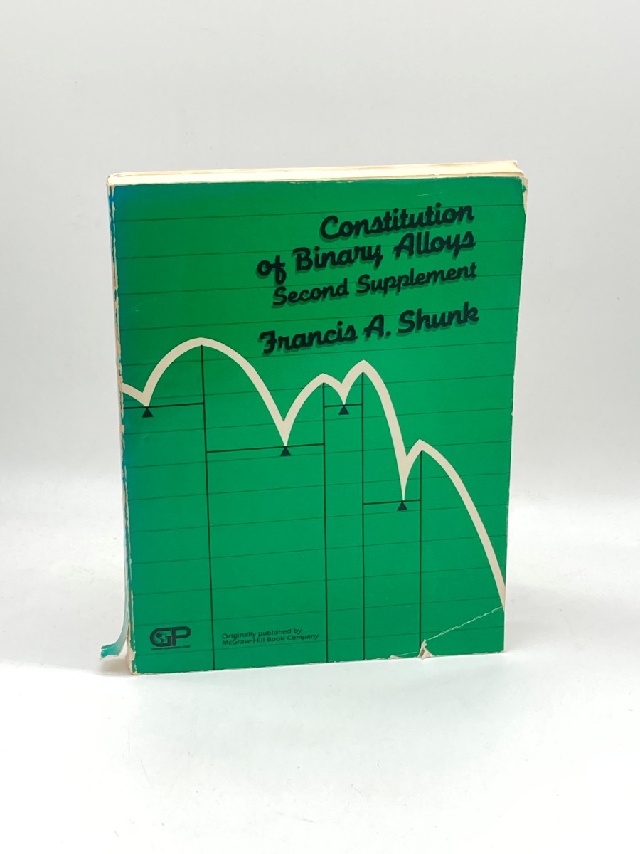 Constitution of Binary Alloys Second Supplement