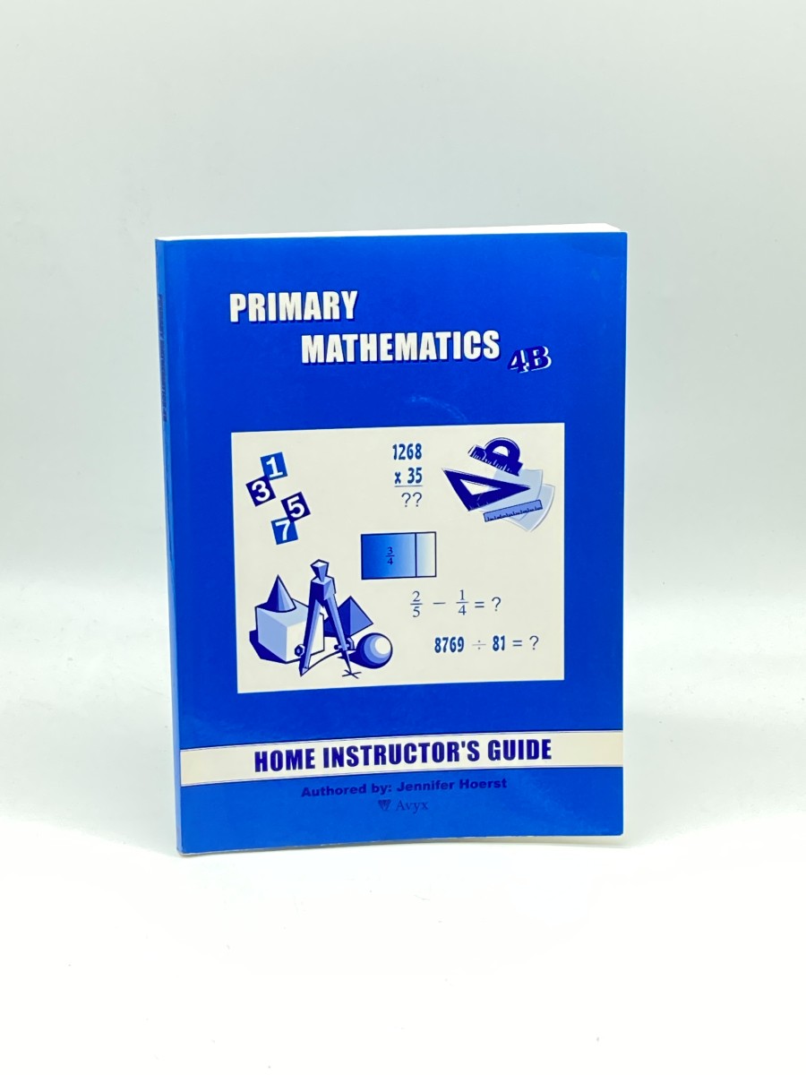 Primary Mathematics Home Instructor's Guide 4B