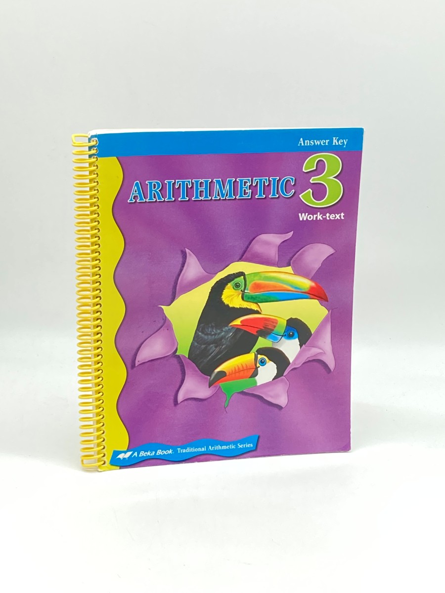 Arithmetic 3: Work-Text; ANSWER KEY