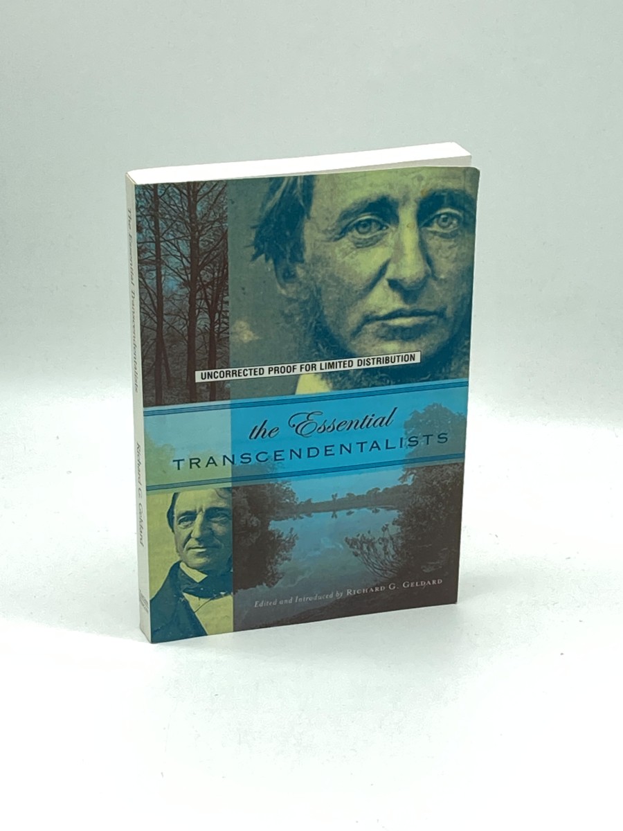 The Essential Transcendentalists (Signed) (Uncorrected Proof)