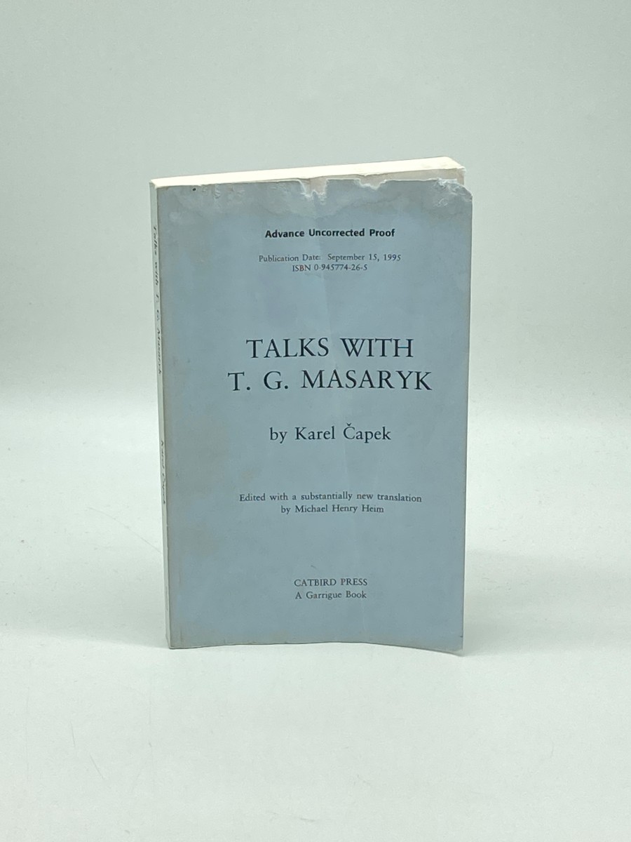 Talks with T. G. Masaryk
