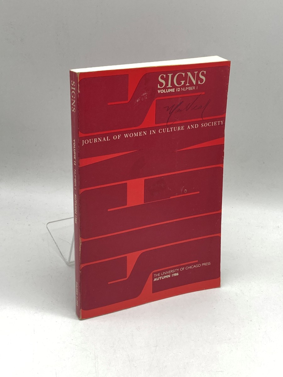 Signs Magazine Volume 12 Number 1 Journal of Women in Culture and Society