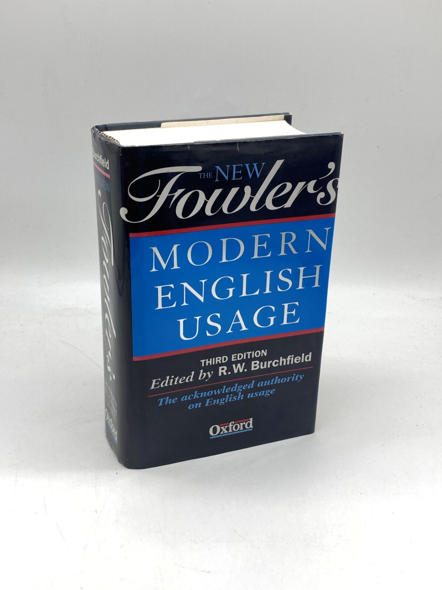 The New Fowler's Modern English Usage