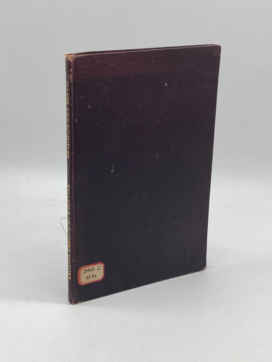 A Syllabus of Modern History (1912)