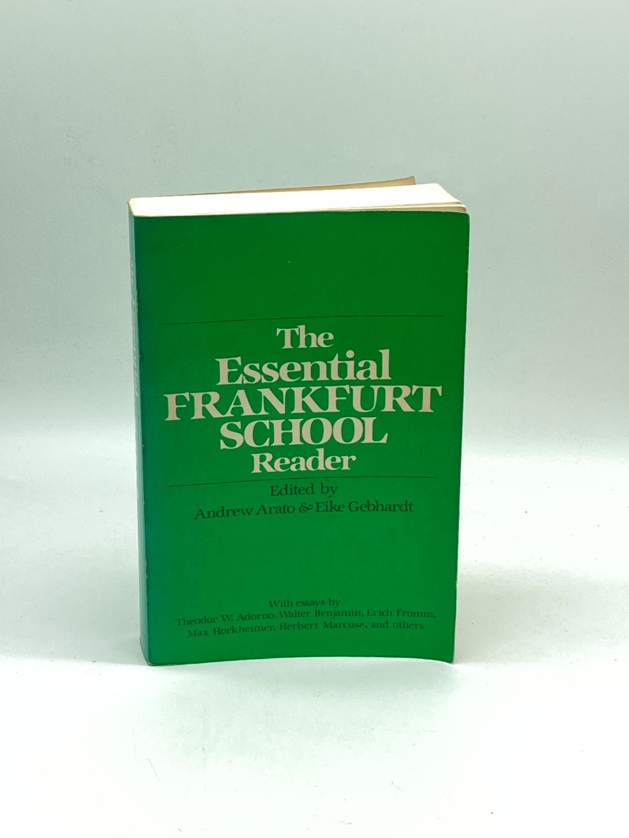 The Essential Frankfurt School Reader