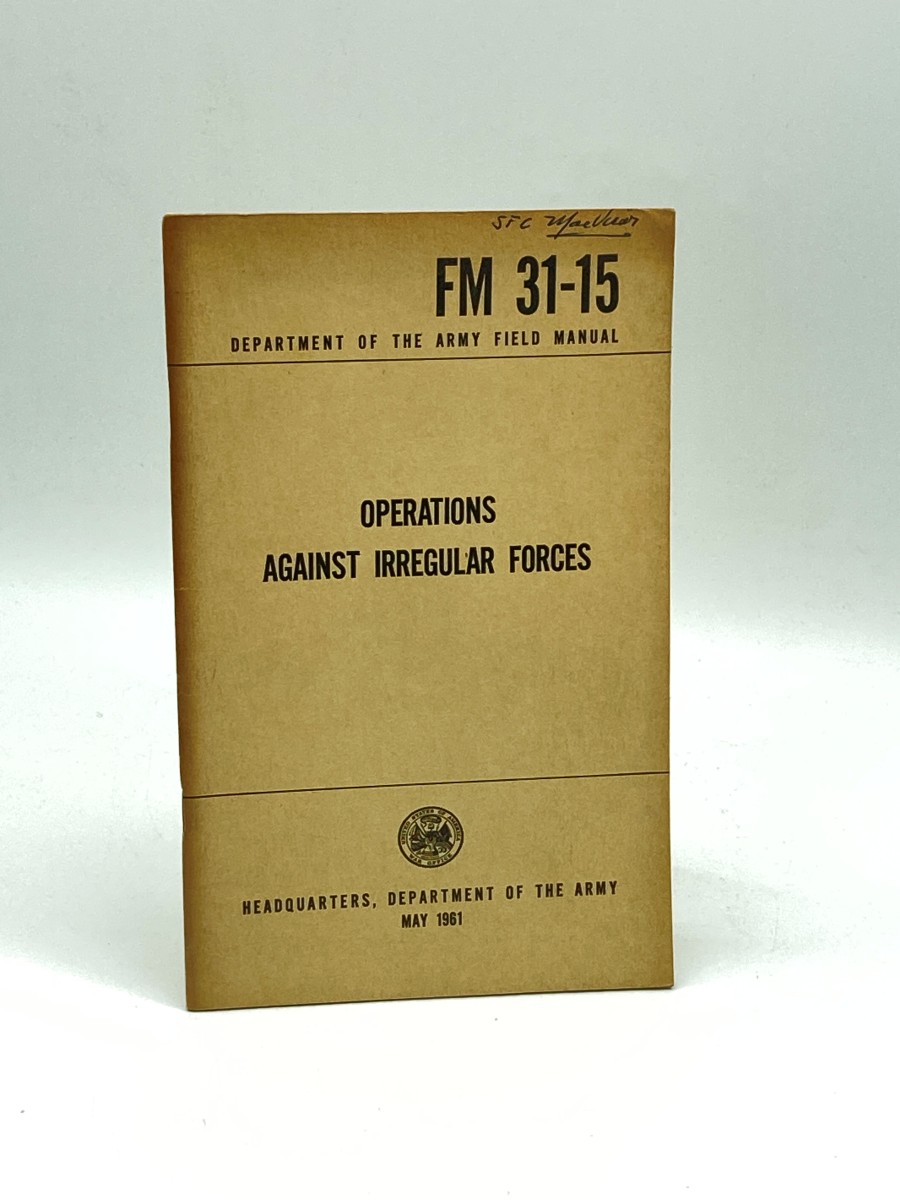 FM 31-15 Operations Against Irregular Forces