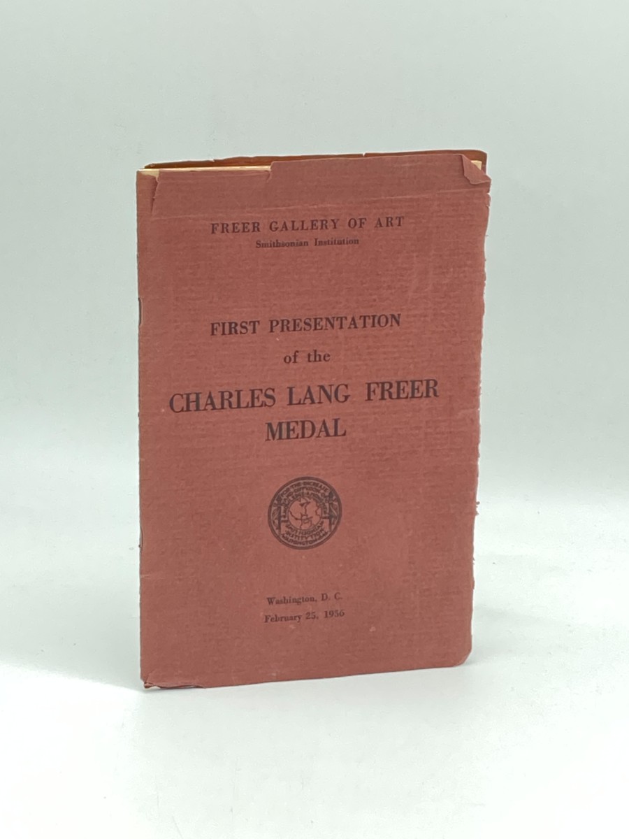 First Presentation of the Charles Lang Freer Medal